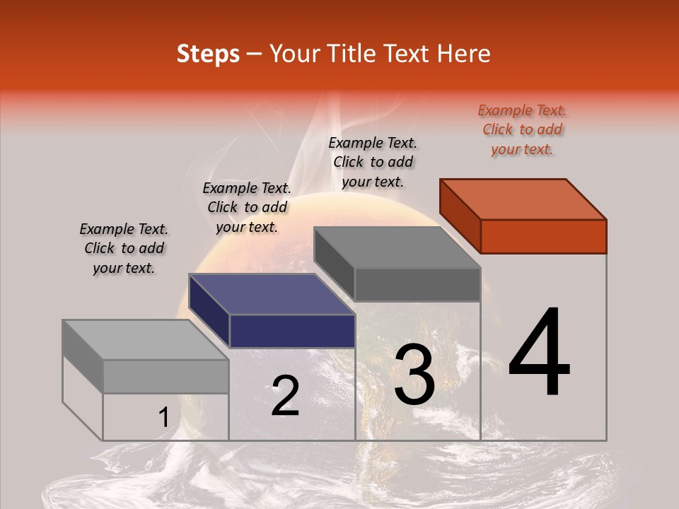 Glowing Melt Heat PowerPoint Template