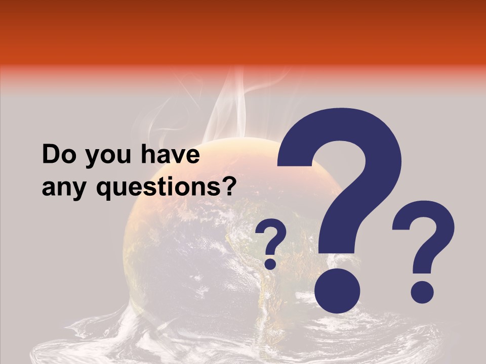 Glowing Melt Heat PowerPoint Template