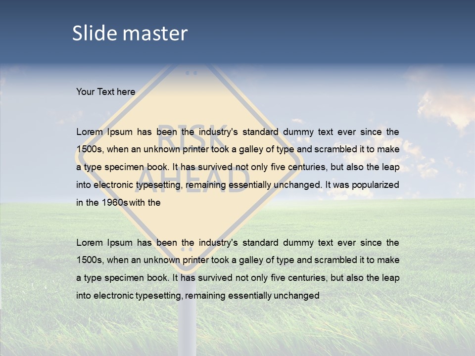 Ri K Idea Hazard PowerPoint Template