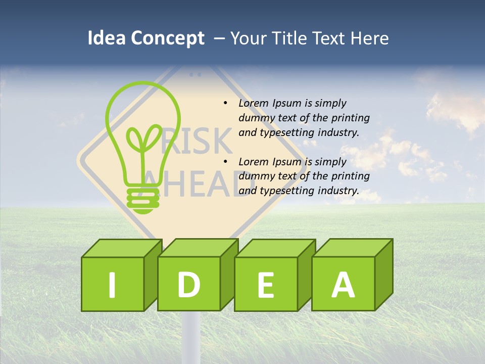 Ri K Idea Hazard PowerPoint Template