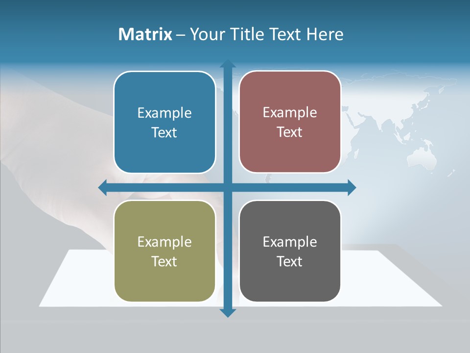 Global Finger Daily PowerPoint Template