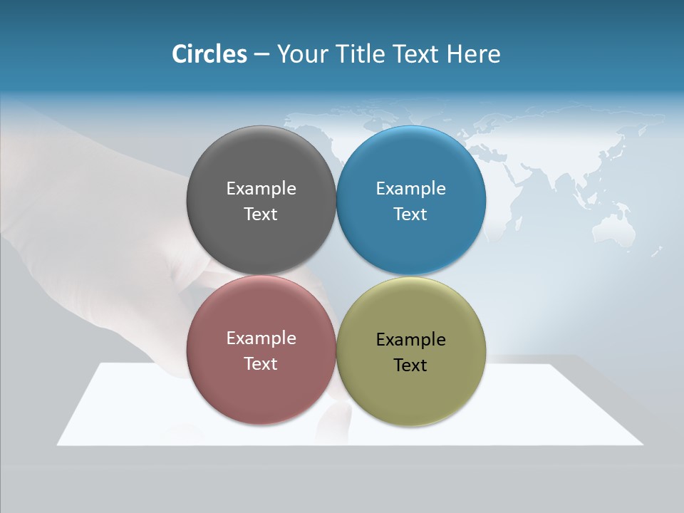 Global Finger Daily PowerPoint Template