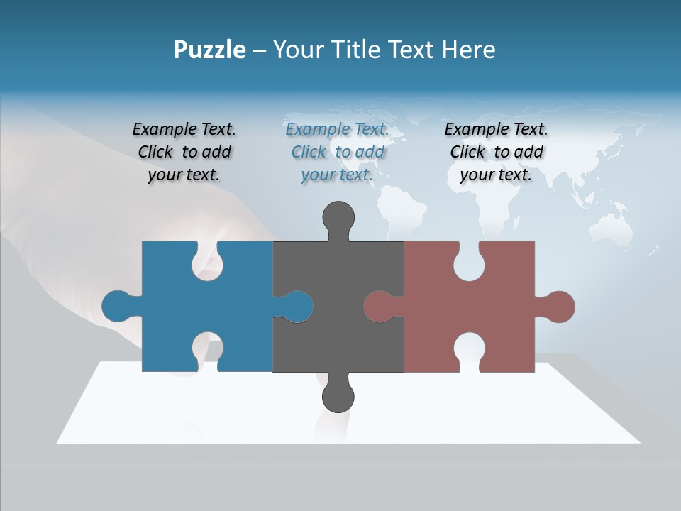 Global Finger Daily PowerPoint Template