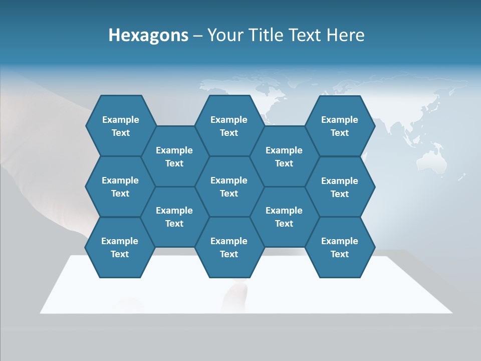 Global Finger Daily PowerPoint Template