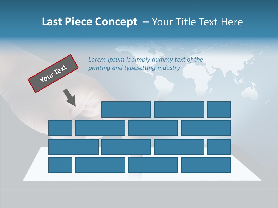 Global Finger Daily PowerPoint Template