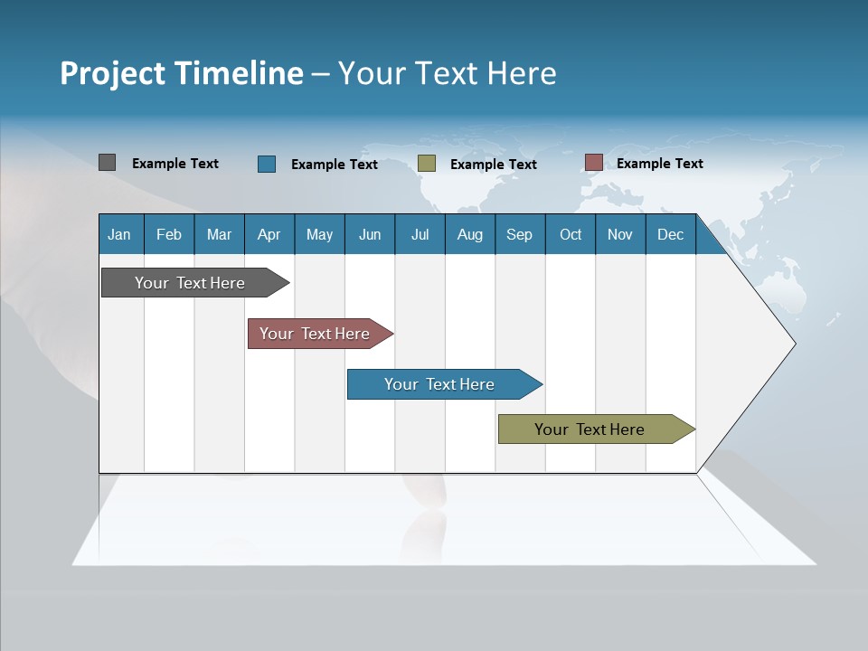 Global Finger Daily PowerPoint Template