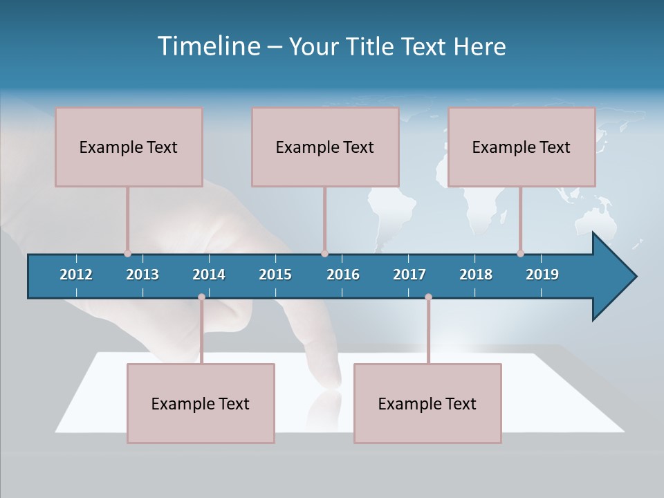 Global Finger Daily PowerPoint Template