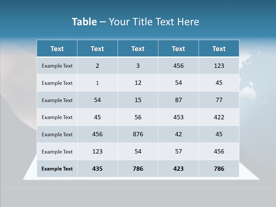 Global Finger Daily PowerPoint Template
