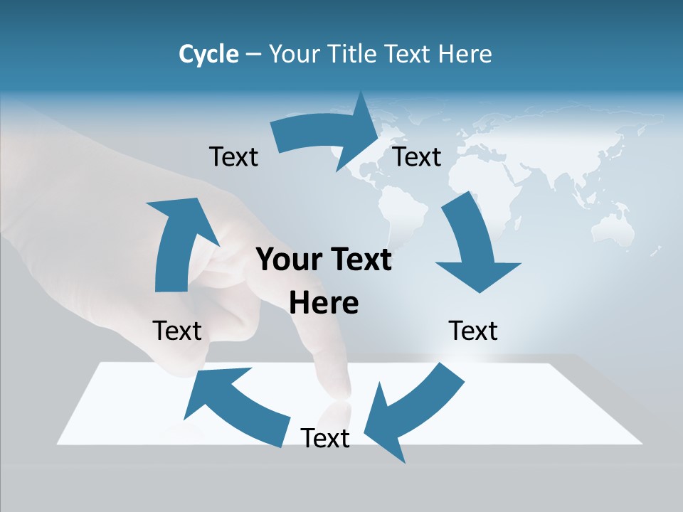 Global Finger Daily PowerPoint Template
