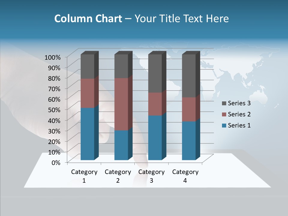 Global Finger Daily PowerPoint Template