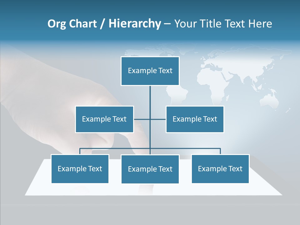 Global Finger Daily PowerPoint Template