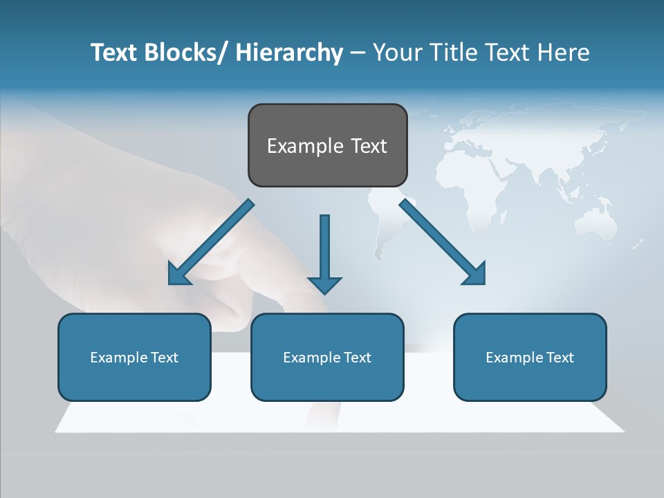 Global Finger Daily PowerPoint Template