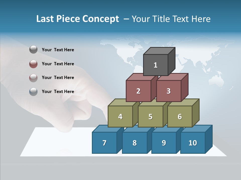 Global Finger Daily PowerPoint Template