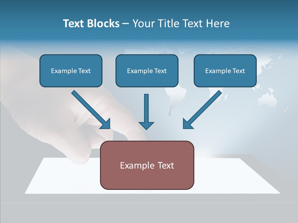 Global Finger Daily PowerPoint Template