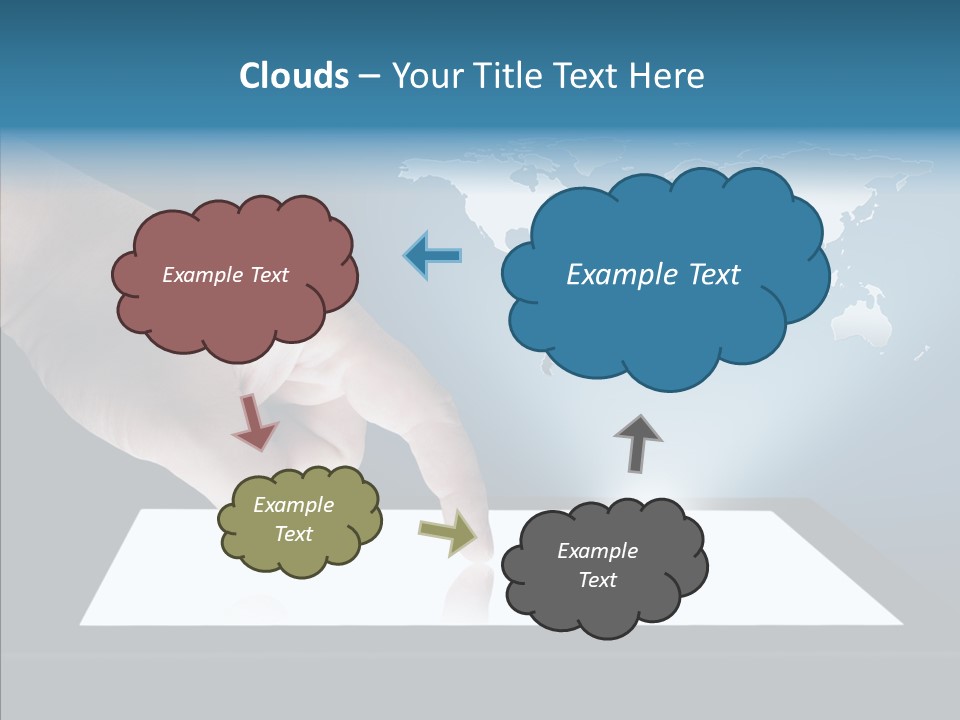 Global Finger Daily PowerPoint Template