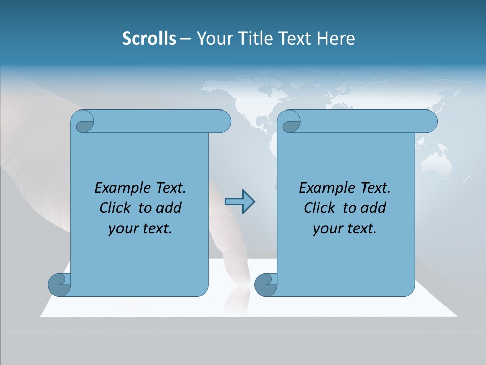 Global Finger Daily PowerPoint Template