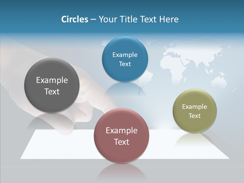 Global Finger Daily PowerPoint Template