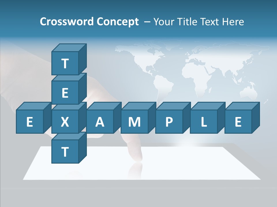 Global Finger Daily PowerPoint Template