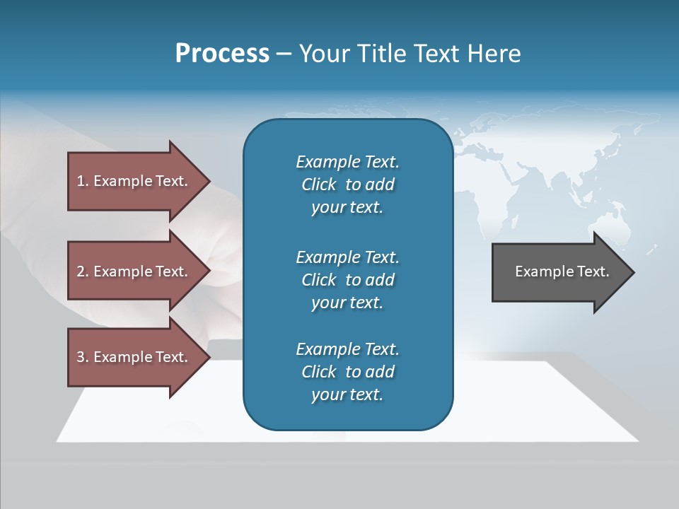 Global Finger Daily PowerPoint Template