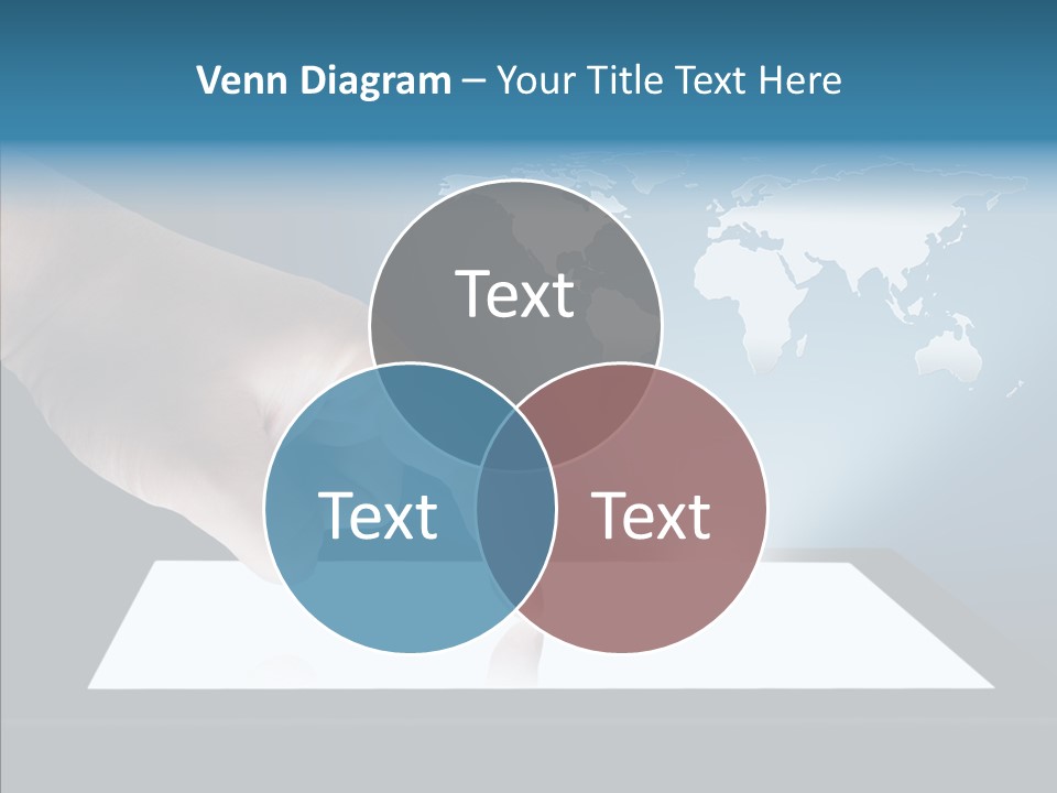 Global Finger Daily PowerPoint Template