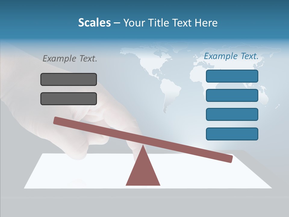 Global Finger Daily PowerPoint Template