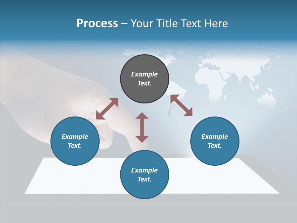 Global Finger Daily PowerPoint Template