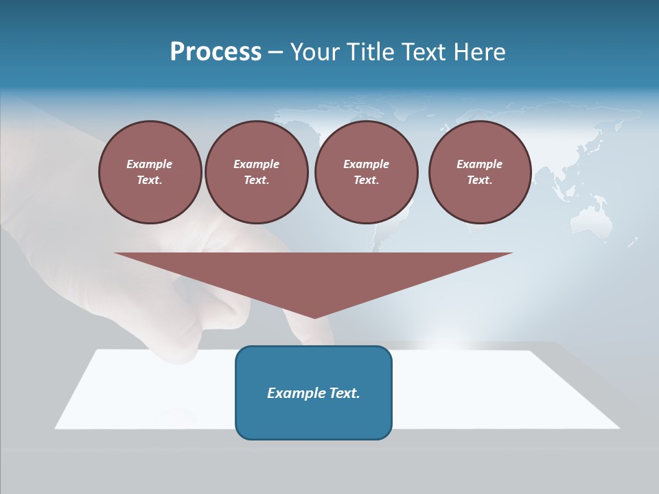Global Finger Daily PowerPoint Template