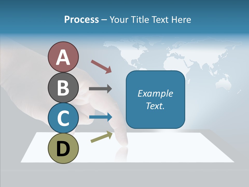 Global Finger Daily PowerPoint Template