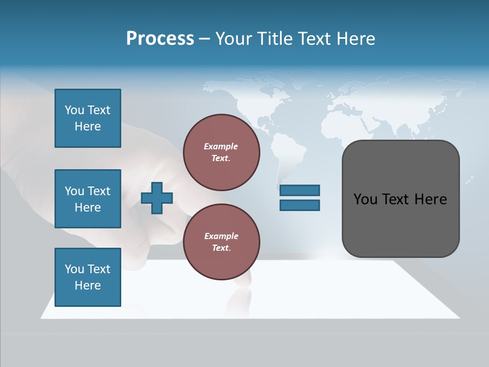 Global Finger Daily PowerPoint Template