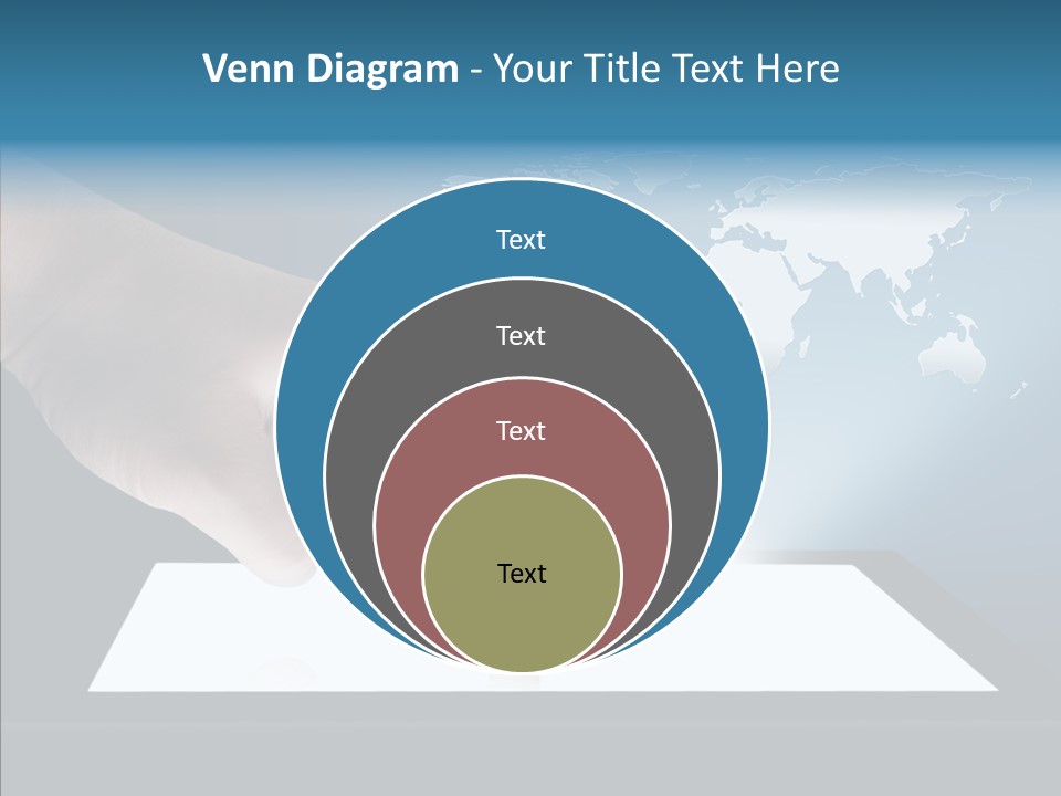 Global Finger Daily PowerPoint Template