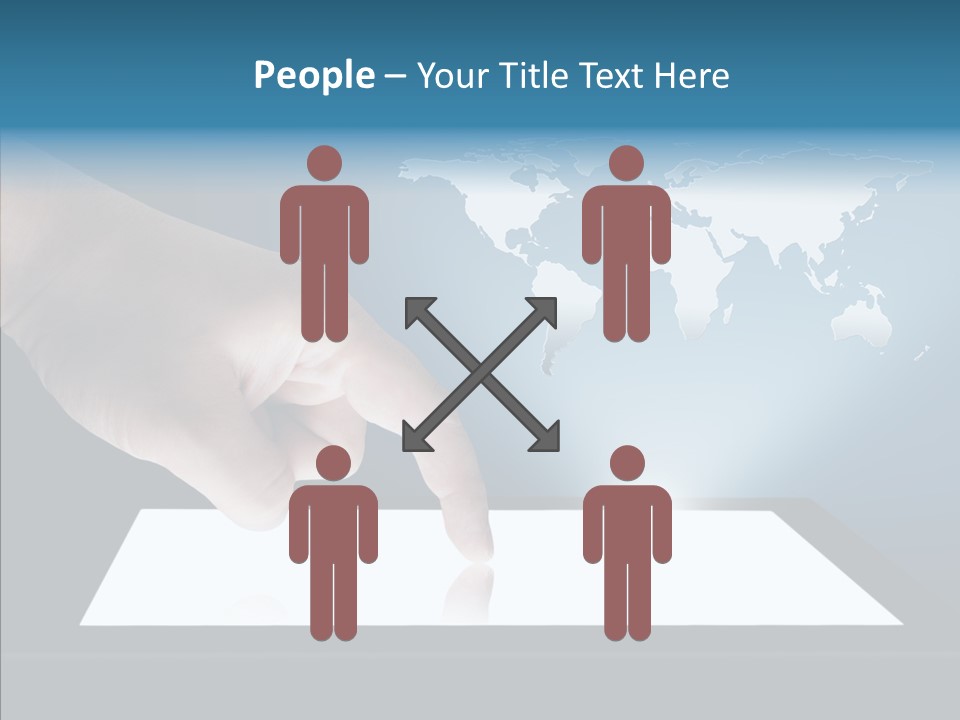 Global Finger Daily PowerPoint Template