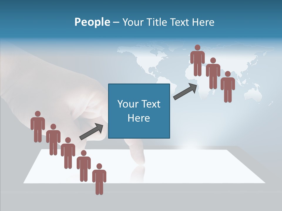 Global Finger Daily PowerPoint Template