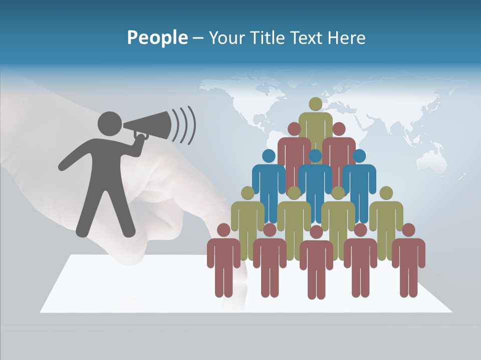 Global Finger Daily PowerPoint Template