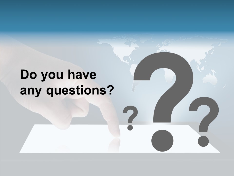 Global Finger Daily PowerPoint Template