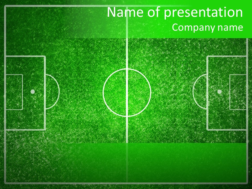 Championship Green Recreation PowerPoint Template