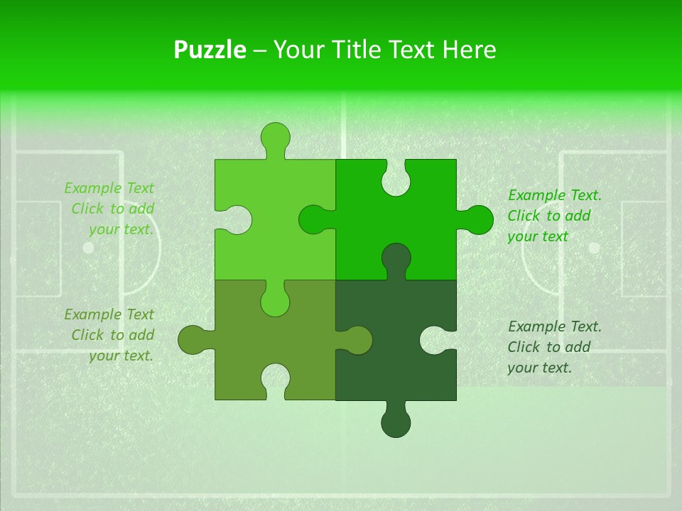 Championship Green Recreation PowerPoint Template