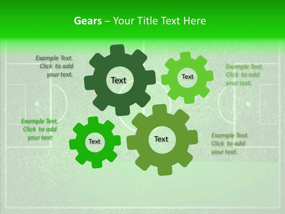 Championship Green Recreation PowerPoint Template
