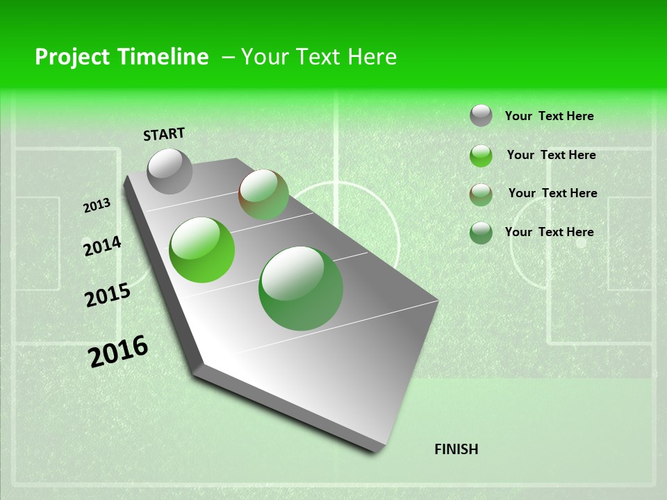 Championship Green Recreation PowerPoint Template