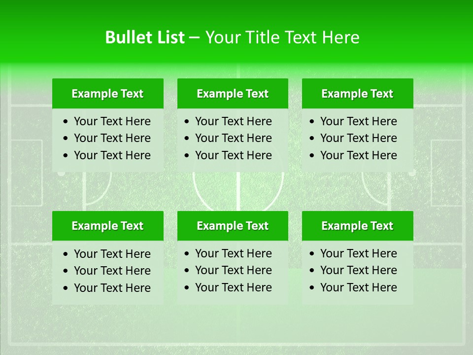 Championship Green Recreation PowerPoint Template