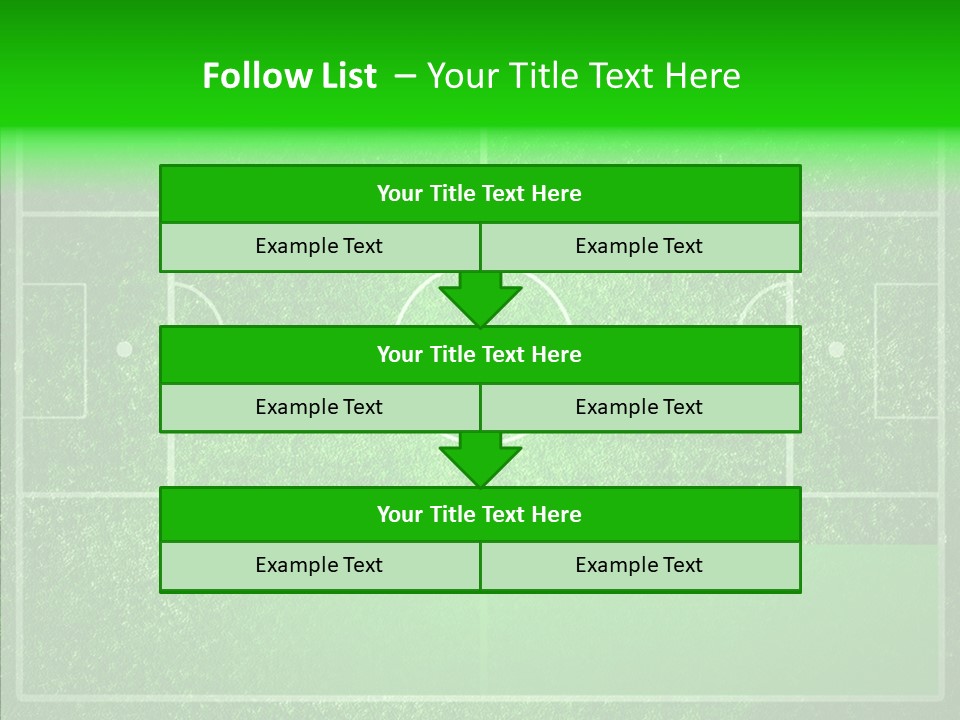 Championship Green Recreation PowerPoint Template