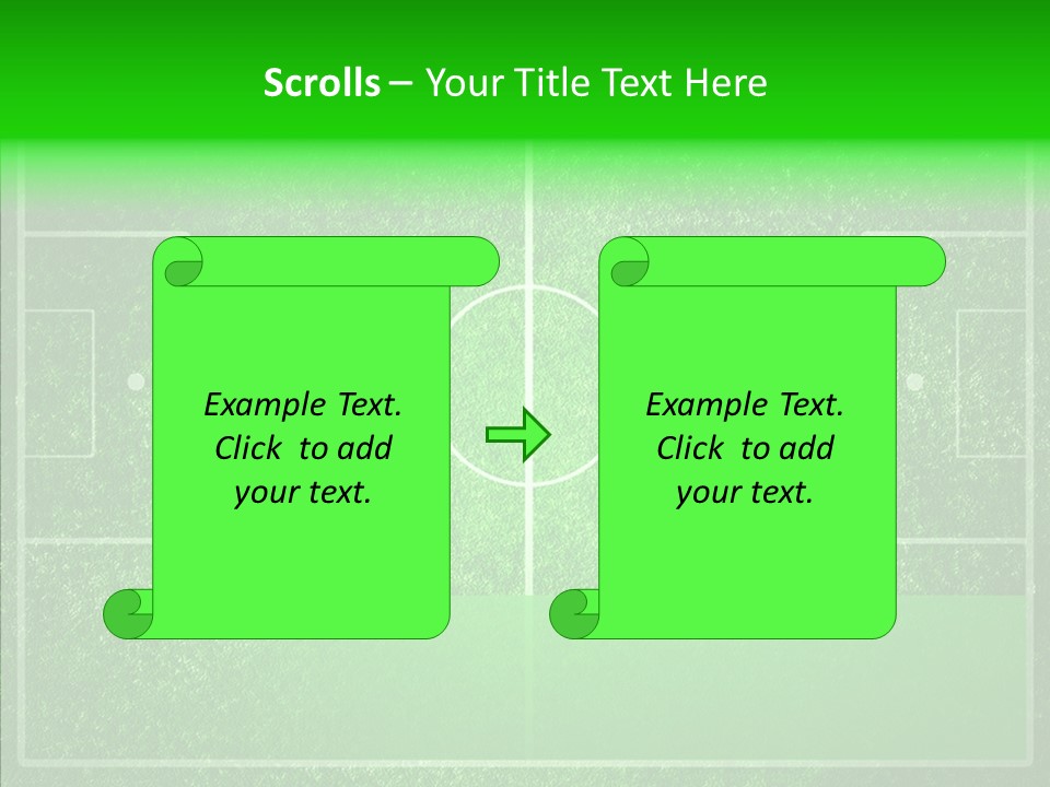 Championship Green Recreation PowerPoint Template