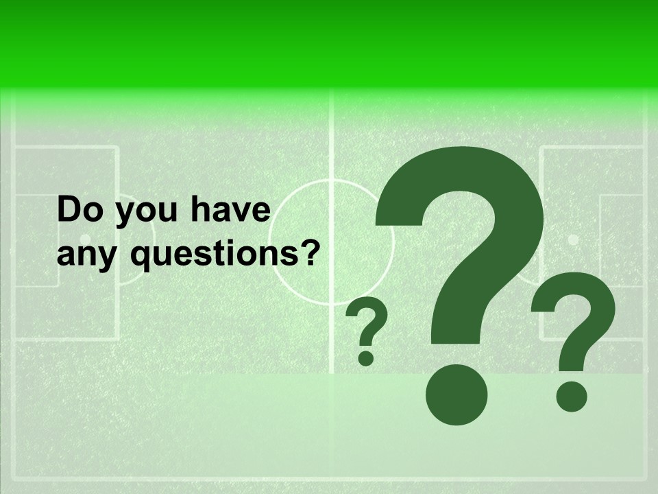 Championship Green Recreation PowerPoint Template