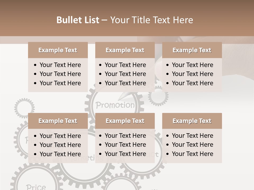 A Person Writing On A Piece Of Paper With A Pen PowerPoint Template