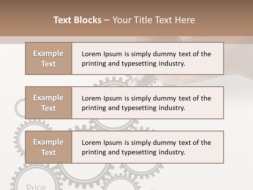 A Person Writing On A Piece Of Paper With A Pen PowerPoint Template