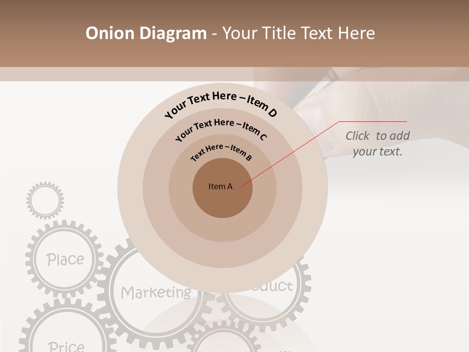 A Person Writing On A Piece Of Paper With A Pen PowerPoint Template