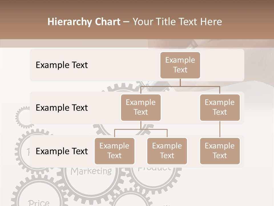 A Person Writing On A Piece Of Paper With A Pen PowerPoint Template