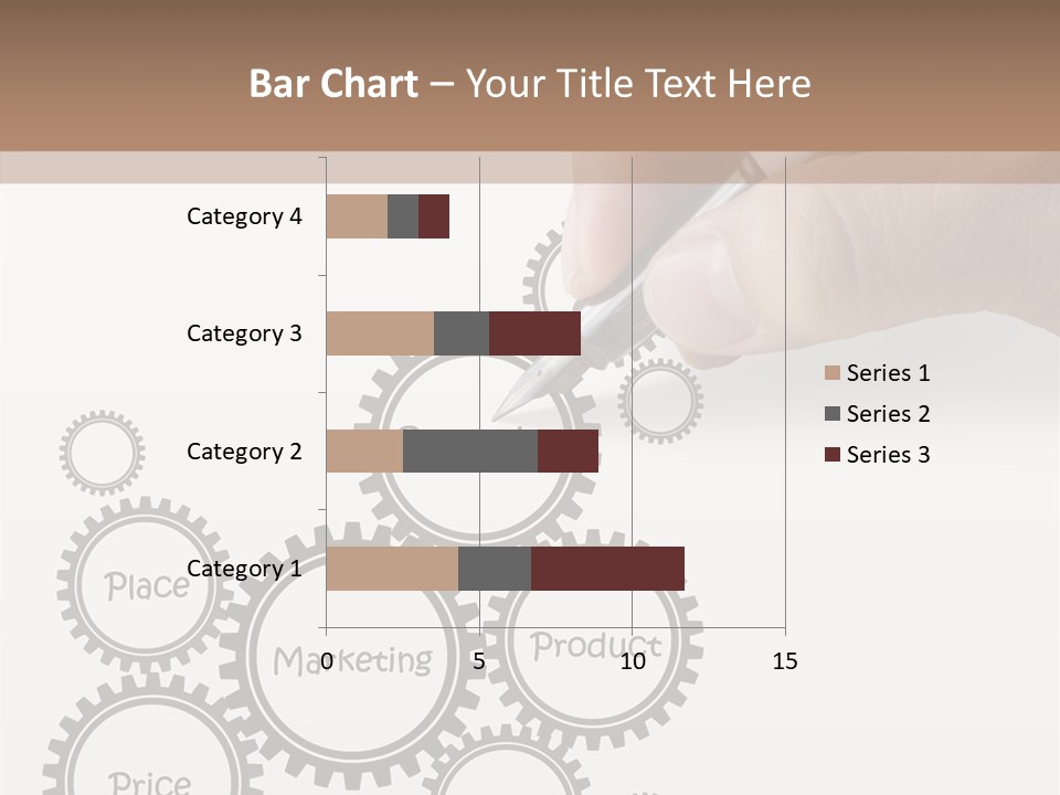 A Person Writing On A Piece Of Paper With A Pen PowerPoint Template