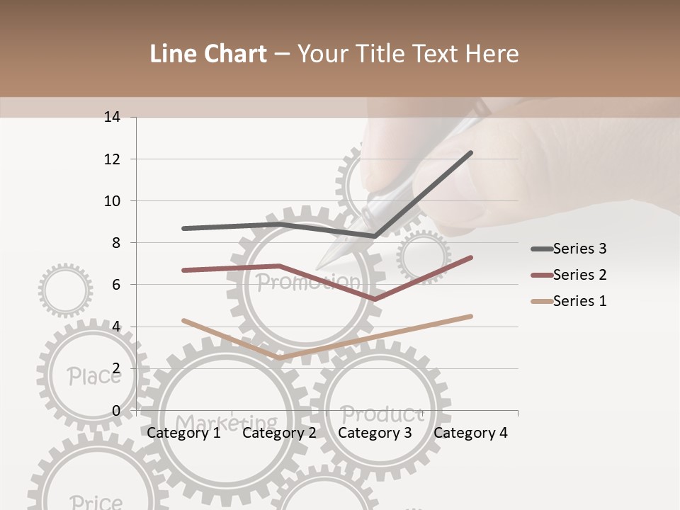 A Person Writing On A Piece Of Paper With A Pen PowerPoint Template