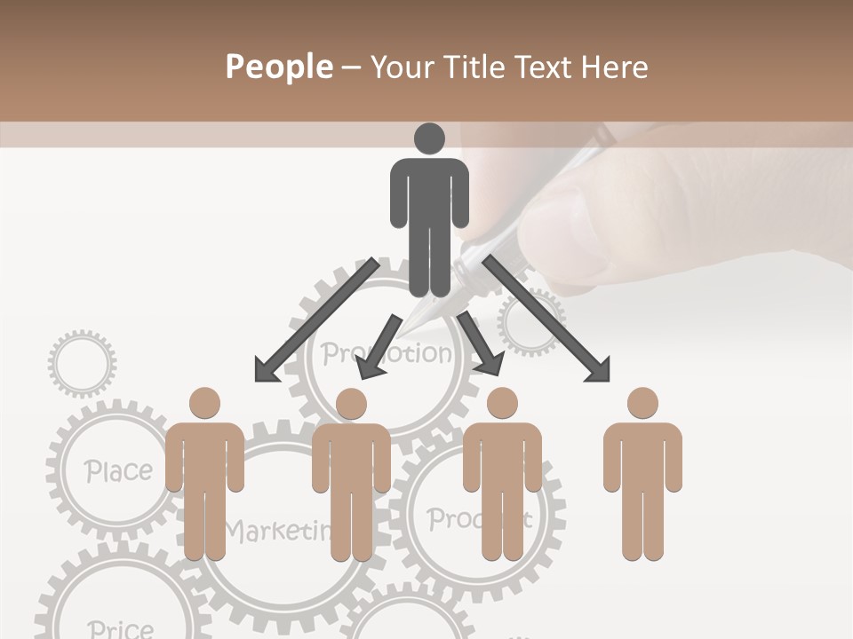 A Person Writing On A Piece Of Paper With A Pen PowerPoint Template