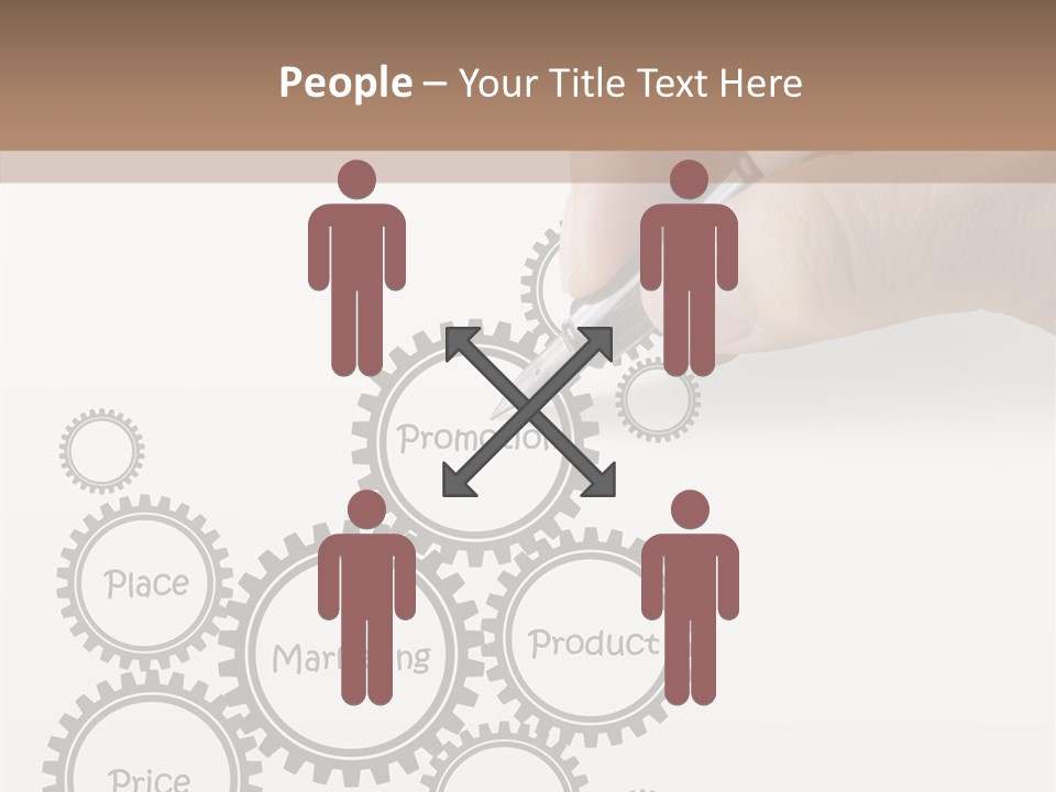 A Person Writing On A Piece Of Paper With A Pen PowerPoint Template